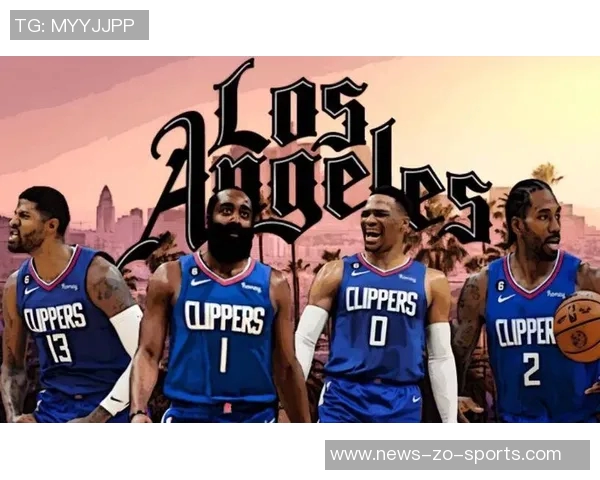 快船赢球海报曝光小卡笑容灿烂哈登背影引发球迷热议